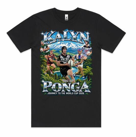 Kalyn Ponga Journey to the World Cup 2026 tee, front