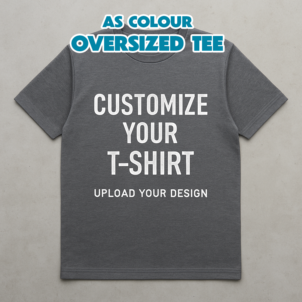 Custom AS Colour Block Oversized Tee