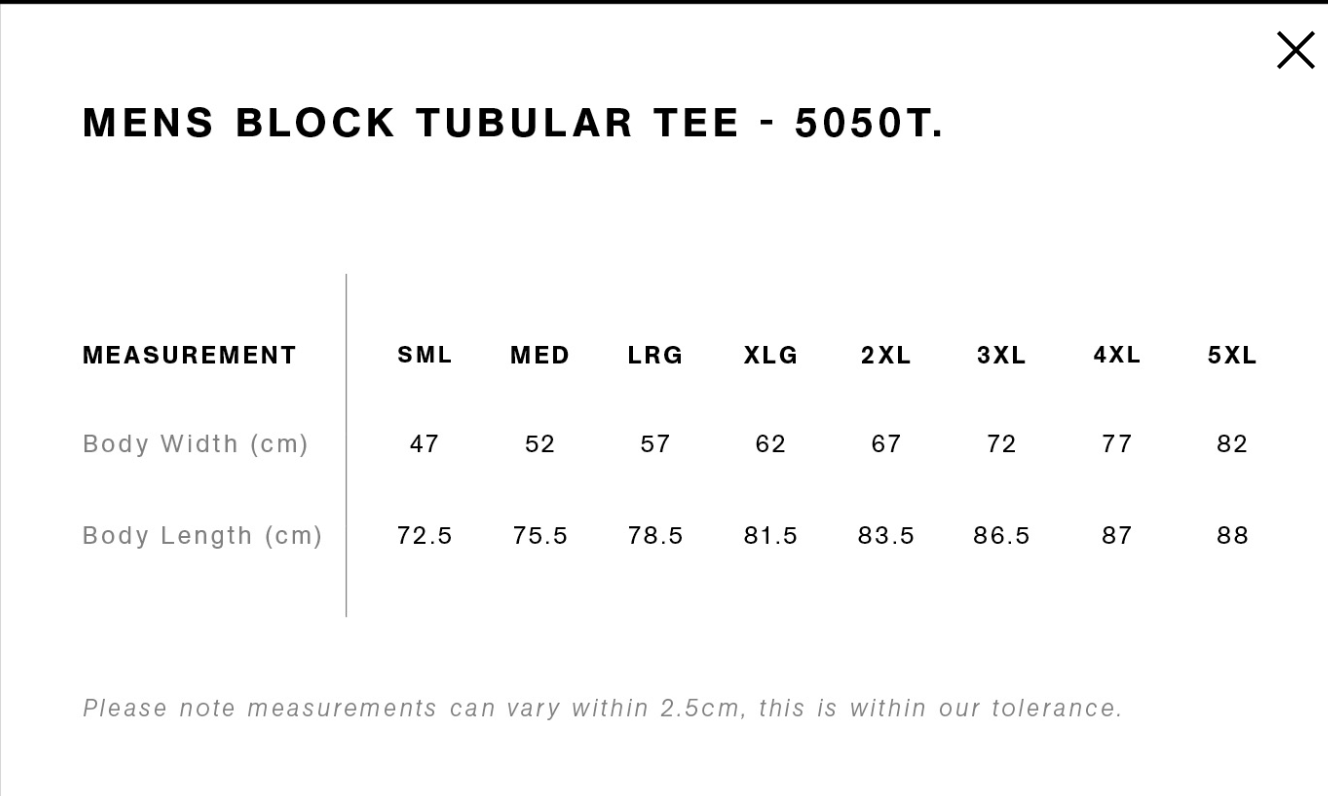 Custom AS Colour Tubular Tee